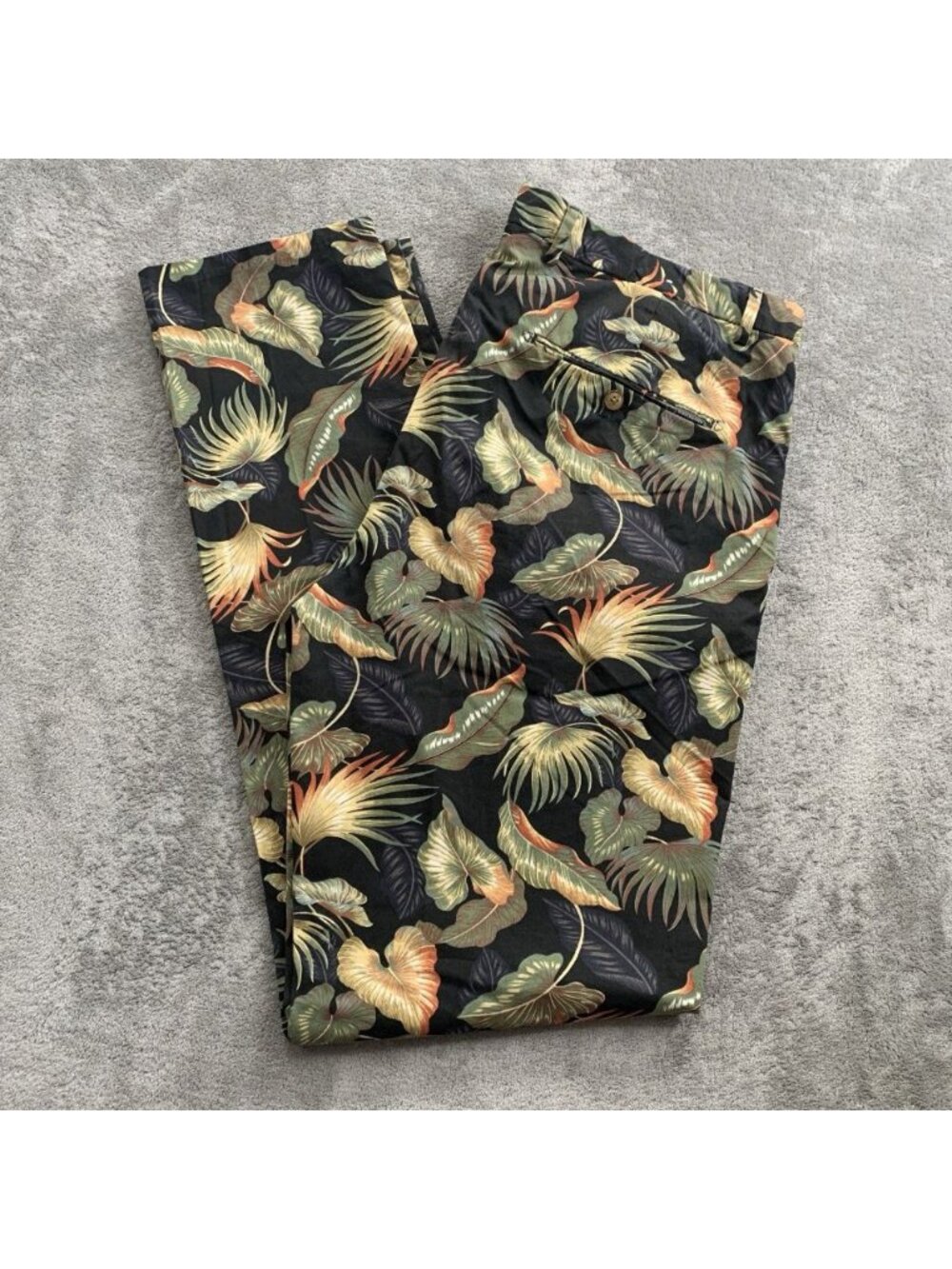 Scotch & Soda Mott Pants Mens 38x34” Chino Golf Tropical Floral Hawaiian AOP